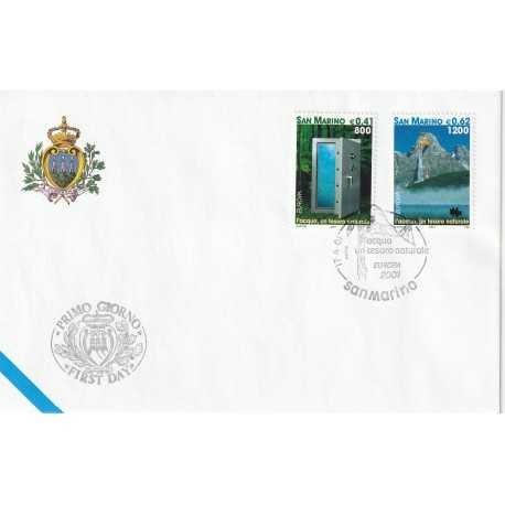 2001 FDC LIBERTAS A.A.S.F.N. SAN MARINO EUROPA 2001 MF81545