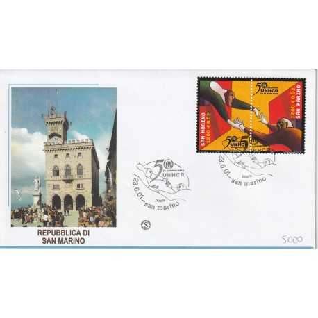 2001 FDC FILAGRANO SAN MARINO 50 ANN. ONU MF81547