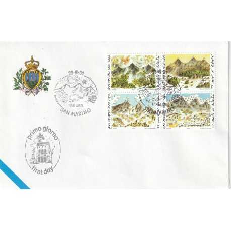 2001 FDC LIBERTAS A.A.S.F.N. SAN MARINO 1700 D.F.R. MF81548