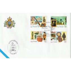 2001 FDC LIBERTAS A.A.S.F.N. SAN MARINO NUOVO MUSEO DI STATO MF81550