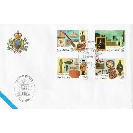 2001 FDC LIBERTAS A.A.S.F.N. SAN MARINO NUOVO MUSEO DI STATO MF81550