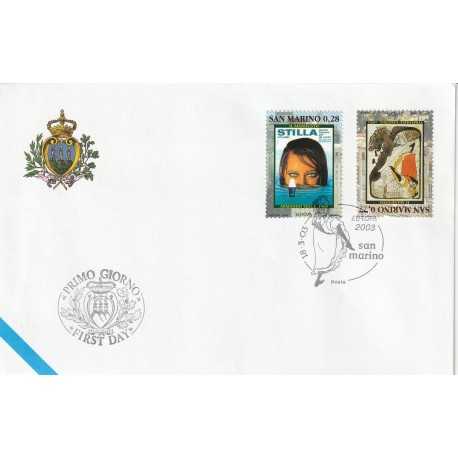 2003 FDC LIBERTAS A.A.S.F.N. SAN MARINO EUROPA 2003 MF81555