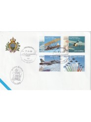 2003 FDC LIBERTAS A.A.S.F.N. SAN MARINO 100 ANN. I VOLO MOTORE MF81556