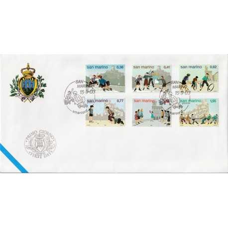 2003 FDC LIBERTAS A.A.S.F.N. SAN MARINO AMARCORD MF81561