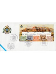 2002 FDC LIBERTAS A.A.S.F.N. SAN MARINO ANN. I FRANCOBOLLO MF81563