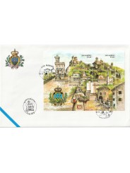 2002 FDC LIBERTAS A.A.S.F.N. SAN MARINO SERIE TURISTICA BF MF81565