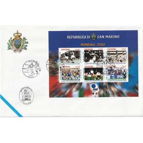 2002 FDC LIBERTAS A.A.S.F.N. SAN MARINO MONDIALI 2002 MF81566