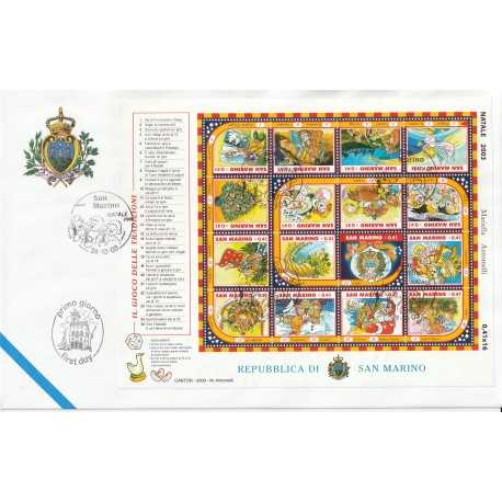 2003 FDC LIBERTAS A.A.S.F.N. SAN MARINO NATALE 2003 MF81569