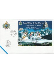 2003 FDC LIBERTAS A.A.S.F.N. SAN MARINO CAMP. MOND. SCI NORD. MF81570