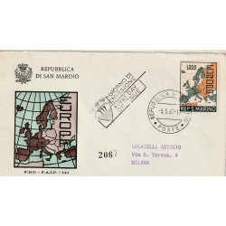 1967 FDC F.A.I.P. SAN MARINO EUROPA 1967 MF81581