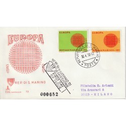 1970 FDC CAPITOLIUM SAN MARINO EUROPA 1970 MF81603