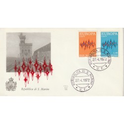 1972 FDC ALA SAN MARINO EUROPA 1972 MF81616