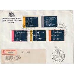 1973 FDC UFFICIALE SAN MARINO AEREOPLANI MF81626