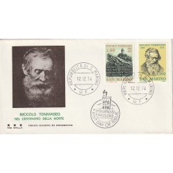 1974 FDC TRE STELLE SAN MARINO NICCOLO' TOMMASEO MF81633