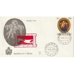 1974 FDC ALA SAN MARINO NATALE 1974 MF81634