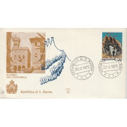 1975 FDC ALA SAN MARINO SCAMPO DEI CENTOMILA MF81638
