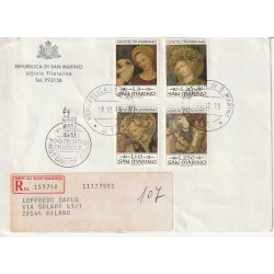 1973 FDC UFFICIALE SAN MARINO GENTILE DA FABRIANO MF81649