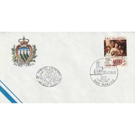 1990 FDC ALA SAN MARINO EUROPA CEPT MF81653