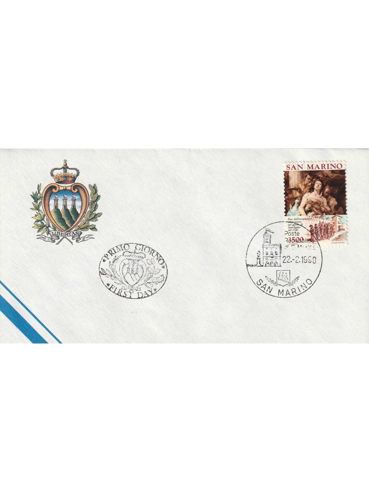 1990 FDC ALA SAN MARINO EUROPA CEPT MF81653