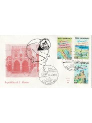 1990 FDC LIBERTAS SAN MARINO ANNO EUROPEO DEL TURISMO MF81655