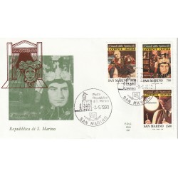 1990 FDC ALA SAN MARINO I GRANDI DELLO SPETTACOLO - OLIVIER MF81660