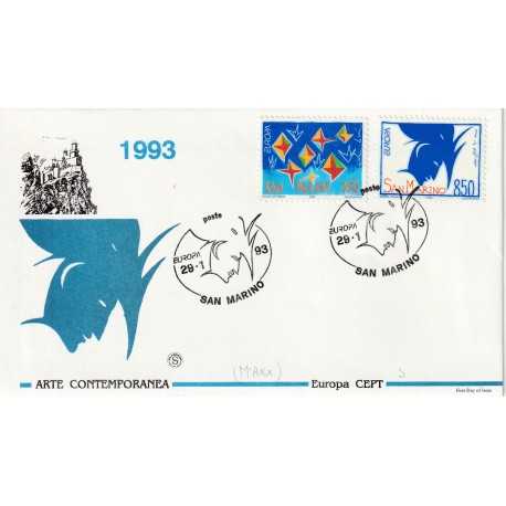 1993 FDC FILAGRANO SAN MARINO EUROPA CEPT MF81688