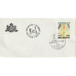 1985 FDC LIBERTAS SAN MARINO X ANN. CONF. HELSINKI MF81702