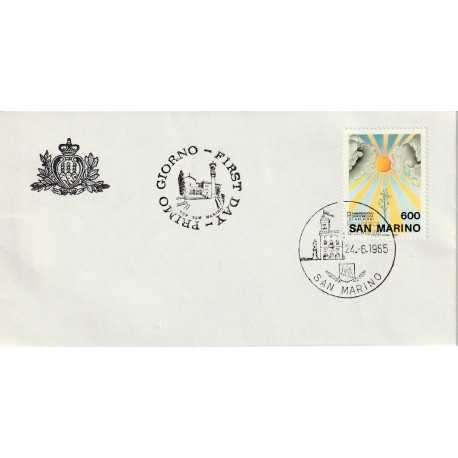 1985 FDC LIBERTAS SAN MARINO X ANN. CONF. HELSINKI MF81702