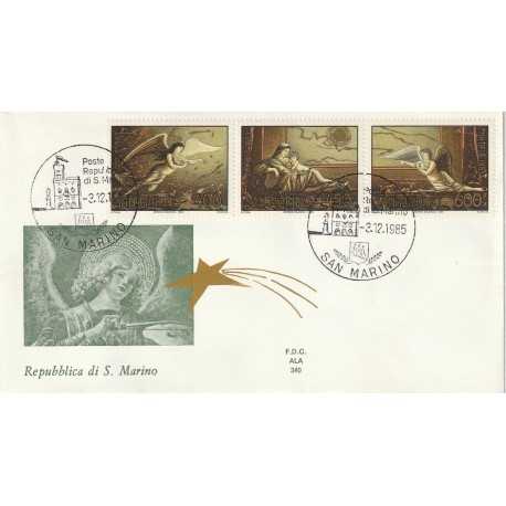 1985 FDC ALA SAN MARINO NATALE 1985 MF81708