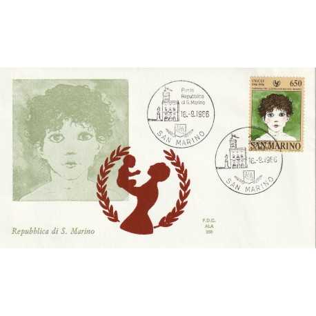 1986 FDC ALA SAN MARINO UNICEF MF81725