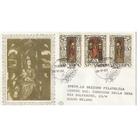 1986 FDC FILAGRANO SAN MARINO NATALE '86 MF81727