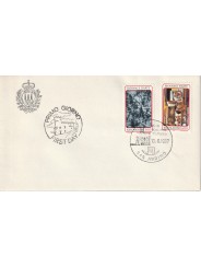 1987 FDC LIBERTAS A.A.S.F.N. SAN MARINO BIENNALE D'ARTE MF81732