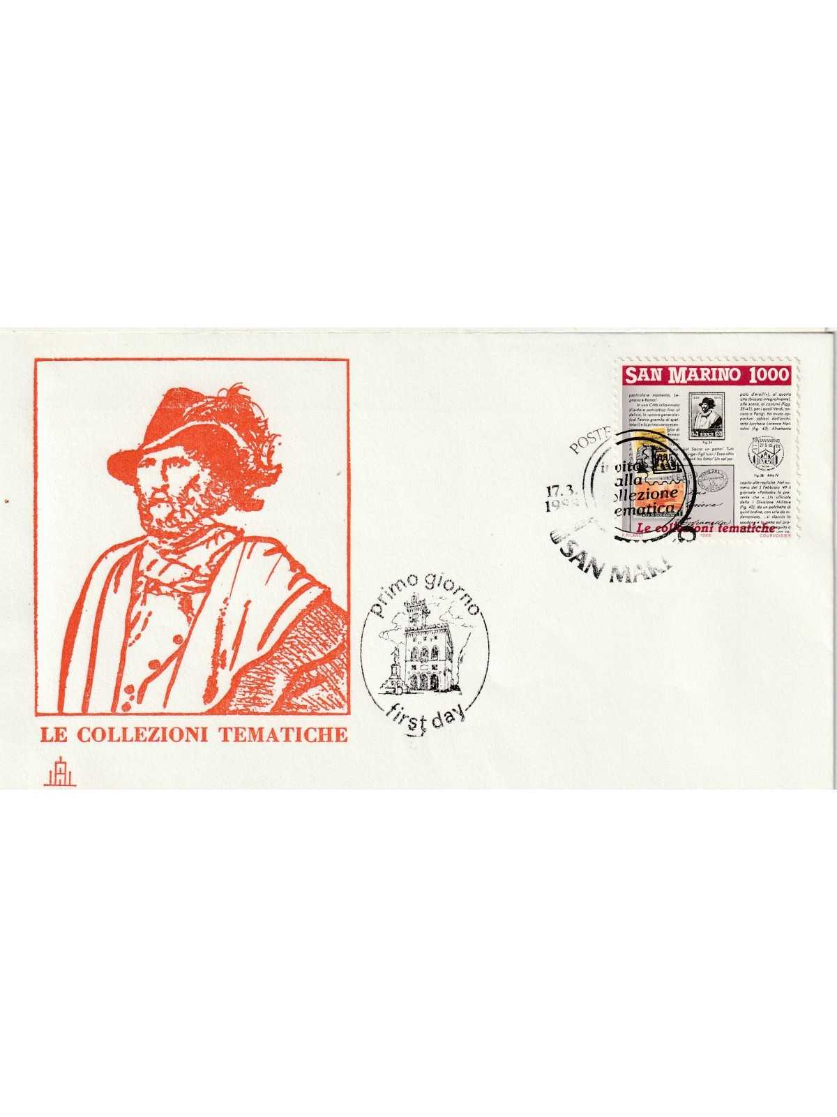 1988 FDC CAPITOLIUM SAN MARINO INVITO ALLA FILATELIA MF81740