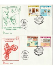 1988 FDC CAPITOLIUM SAN MARINO INVITO ALLA FILATELIA MF81740