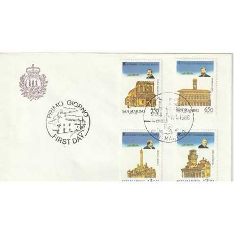 1988 FDC LIBERTAS A.A.S.N.F. IX CENT. UNIVERSITA' BOLOGNA MF81741