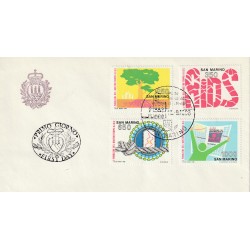 1988 FDC LIBERTAS A.A.S.N.F. SAN MARINO CONVEGNO AIDS MF81744