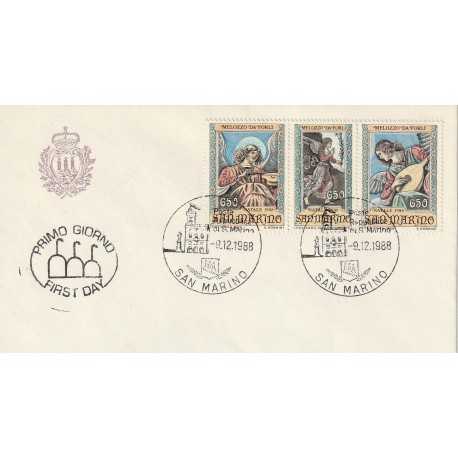 1988 FDC LIBERTAS A.A.S.N.F. SAN MARINO NATALE 1988 MF81747