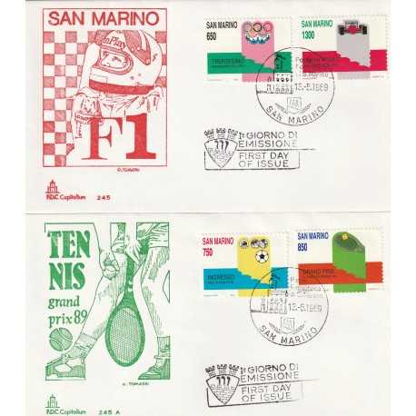 1989 FDC CAPITOLIUM SAN MARINO SPORTS MF81752