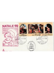 1989 FDC CAPITOLIUM SAN MARINO NATALE '89 MF81759