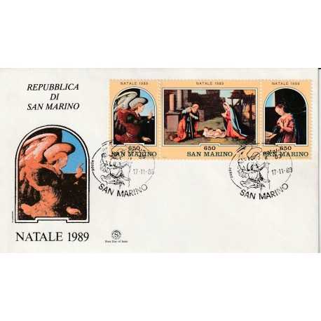 1989 FDC FILAGRANO SAN MARINO NATALE '89 MF81760