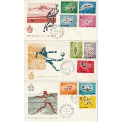 1963 FDC ALA SAN MARINO PREOLIMPICA MF81786