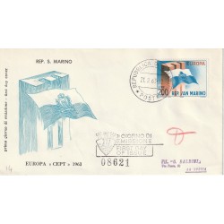 1963 FDC FILAGRANO SAN MARINO EUROPA CEPT 1963 MF81788