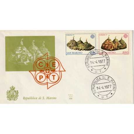 1977 FDC ALA SAN MARINO EUROPA, TURISMO MF81824