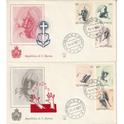 1977 FDC ALA SAN MARINO VIRTU' CIVILI MF81825