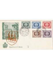 1977 FDC ALA SAN MARINO CENT. PRIMI FRANCOBOLLI S.MARINO MF81826