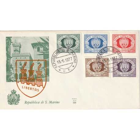 1977 FDC ALA SAN MARINO CENT. PRIMI FRANCOBOLLI S.MARINO MF81826