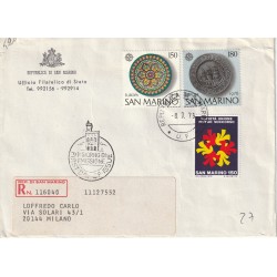 1976 FDC UFFICIALE SAN MARINO EUROPA.ATTIVITA' ARTIGIANALI. MF81830