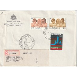 1976 FDC UFFICIALE SAN MARINO EXPO ITALIA-UNESCO MF81831