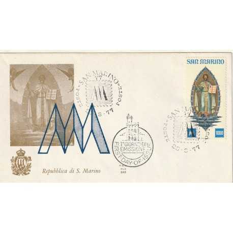 1977 FDC ALA SAN MARINO CENT. PRIMI FRANCOBOLLI S.MARINO MF81835