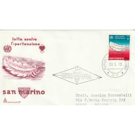 1978 FDC CAPITOLIUM SAN MARINO LOTTA CONTRO L'IPERTENSIONE MF81841